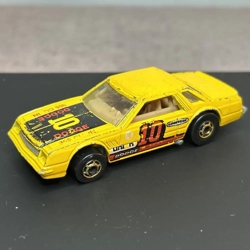 Hot Wheels 1980 MIRADA STOCKER Hong Kong Yellow Black Dodge 10 355 Vintage